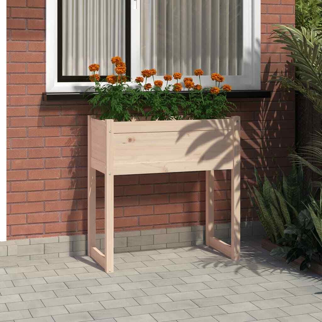 vidaXL Planter 78x40x81 cm Solid Wood Pine