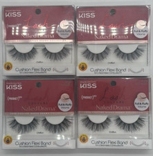 4PK Kiss Chiffon Lash Contour Naked Drama Lashes  87099 KLCN03XE  FAST SHIP