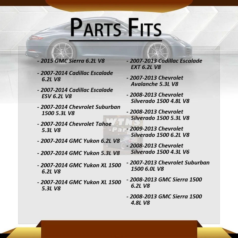 Kit de herrajes de freno de disco trasero Chevrolet Avalanche Carlson 2007~2013 Foto 2 de 4