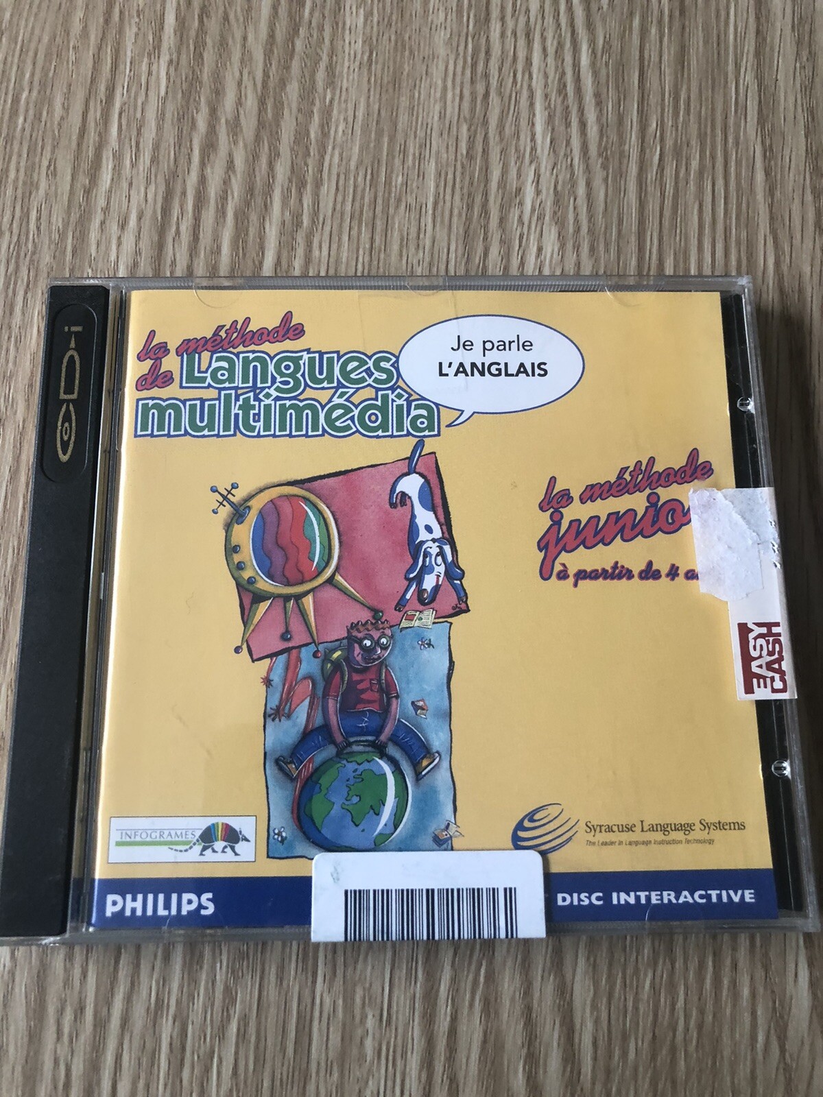 LA MÉTHODE JUNIOR ANGLAIS INFOGRAMES PHILIPS CDI CD-I COMPLET FRANÇAIS RARE