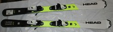 NEW HEAD Supershape team Easy Junior skis 127cm  adjustable bindings SLR4.5