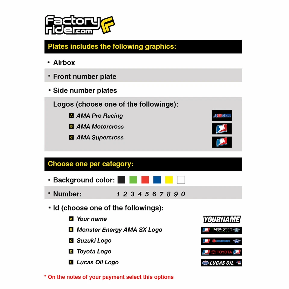 雅马哈 PW 80 图形套件红色贴花贴纸 1983 - 2020 年味精美国带名称和 # — 第 2/2 张图片