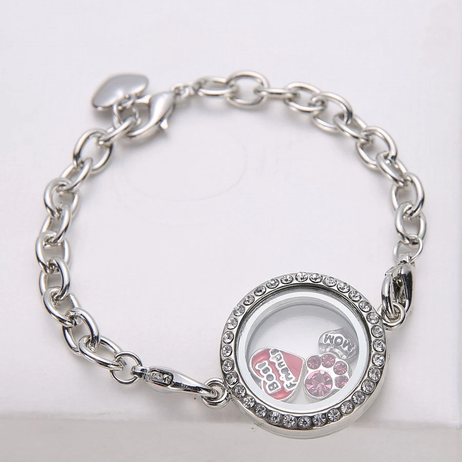 Memory cheap locket bracelet