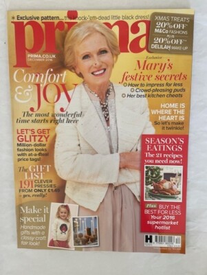PRIMA - DEC 2016 - LETS GET GLITZY - HOME IS WHERE THE HEART IS - SEASON EATING
