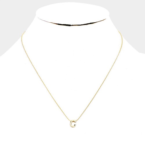 C Dainty WHITE GOLD DIPPED Jewelry 