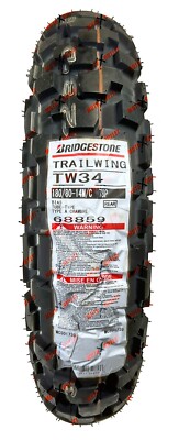 Bridgestone 180/80-14 Trail Wing Tire TW34 Dual Sport Rear Yamaha