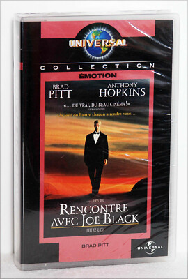 K7 VHS-Video ''DATING WITH JOE BLACK'', Brad PITT, Anthony HOPKINS, FORLANI