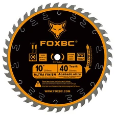 Table Saw Blade Wood Cutting 40-Tooth 10-Inch Ultimate General Purpose Saw Blade