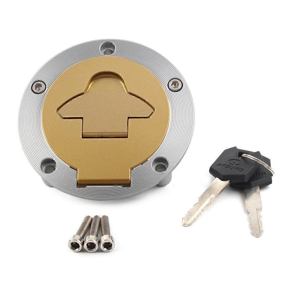 Fuel Gas Tank Cap Cover Lock + 2 Key Fits Ducati 750 748 996 900 Monster 695 620 — 第 2/4 张图片