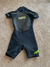 Hyper-flex 2.5mm Wetsuit, Medium, Green and Black, Pre-Owned, Great Condition.