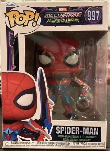 Funko POP! Spider-Man #997 Marvel MechStrike Edición Especial GITD Chase!