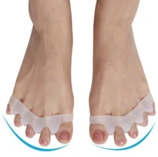4x Gel Toe Separators Orthotics Stretchers Align Correct Overlapping Hammer B313