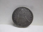 1876 US SEATED LIBERTY QUARTER