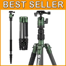 Carbon Fiber Camera Tripod 62", Lightweight 8KG Load
