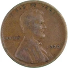 1920 Lincoln Wheat Cent VF Very Fine Bronze Penny 1c Coin Collectible