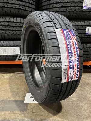 2 New American Roadstar Sport A/S Tires 195/55R16 91W SL BSW 195 55 16 1955516
