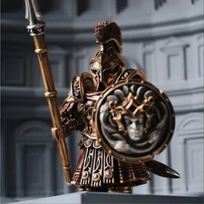 Spartan Warrior Figurine Magnetic Metal Toy Handcrafted Christmas Gift Idea