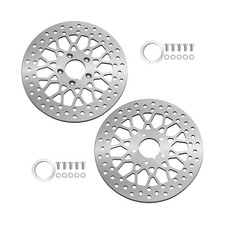 Harley Brake Rotors 11.5-inch Front Rotors 2 Piece Compatible with Harley mot...