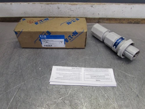 New! Eaton Crouse Hinds NPJ3483 ,Insulated Body Plug, 30A /3w/3p/600V,MAKE OFFER