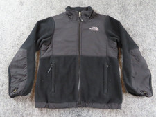 North Face Jacket Kids Medium 10-12 Black Denali Fleece Girls Outdoor Hiking