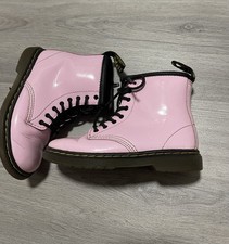 Dr. Martens 1460 Air Wair Pastel Pink Patent Toddler 10c Boots