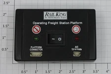 MTH 30-9183 O Gauge Rail King Operating Freight Station Platform Control Box