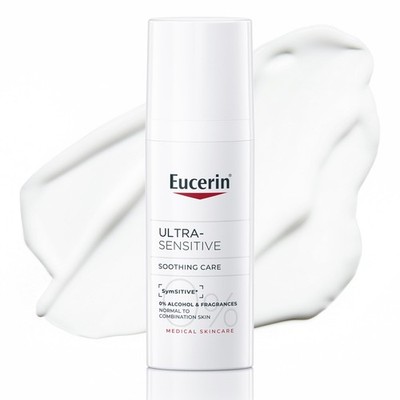 Eucerin UltraSensitive Beruhigende Pflege Tagescreme 50 ml (1er Pack), WEISS 