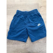 Boys Nike Sportswear Club Fleece Shorts - Blue - Size Medium M 