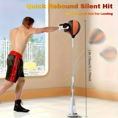 Punching Bag with Stand, Boxing Reflex Ball for Adults Teens
