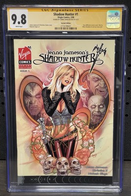 Virgin Comics 2008 Shadow Hunter #1 CGC SS 9.8 Signed By Jenna Jameson Autograph