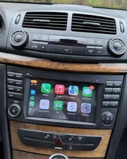 Android 14 Carplay Autoradio F&uuml;r Mercedes Benz CLS E-Class W211 W219 GPS Navi FM
