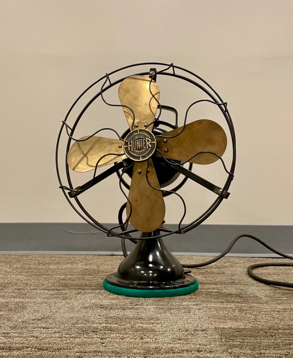 Hunter Oscillating Fan In Collectible Electric Fans for sale | eBay
