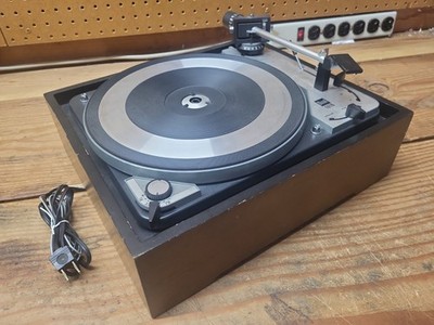 Dual 1019 Turn Table Solid Wood Base Record Player  NO COVER No Spindle B