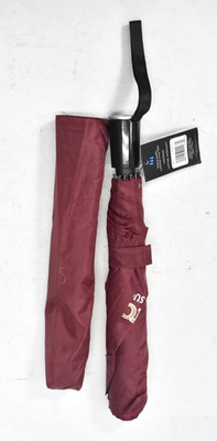 ShedRain Rain Essentials Burgundy Umbrella Auto Open Compact 16'' L Branded