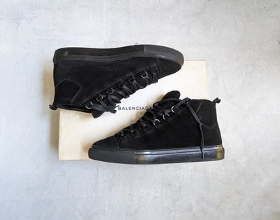 ｔ*ｔ様 BALENCIAGA arena high sneaker black Balenciaga Arena Sneakers Black Men 9 42 High Top Sneakers Leather
