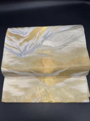 Japanischer Vintage Kimono Fukuro Obi Toller Preis Mt.Fuji Hergestellt in Japan