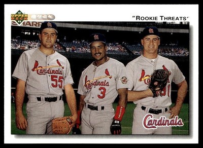 1992 Upper Deck Mark Clark/Brian Jordan/Donovan Osborne St. Louis Cardinals #702