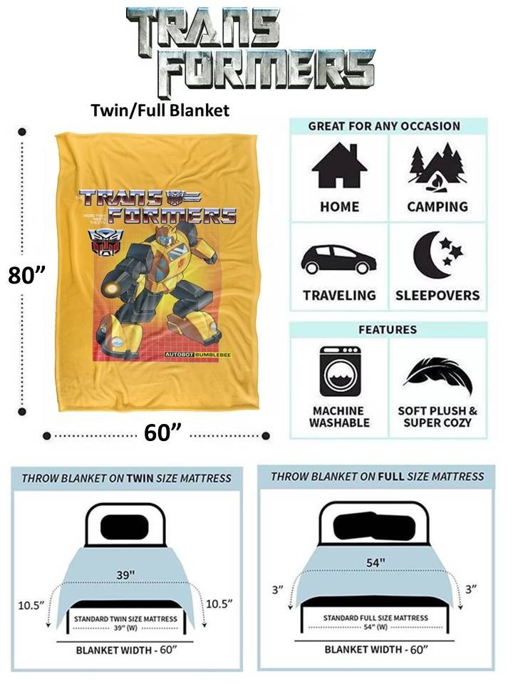 Transformers Kids Blanket & Sheet Set-AB0CPFH43FB2, W52458272584