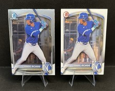 2025 Bowman Draft Chrome + Paper Yandel Ricardo #BDC-31 Kansas City Royals