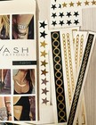 Flash Temporary Tattoos Metallic Arm/Leg Bands And Stars, Non-Toxic — photo 4