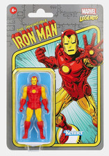 Hasbro Marvel Legends Iron Man Action Figure 3.75in Kenner Retro Packaging