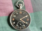 NOT Working, WW2 GSTP POCKET WATCH BRITISH ARMY MILITARY WWII BROAD ARROW