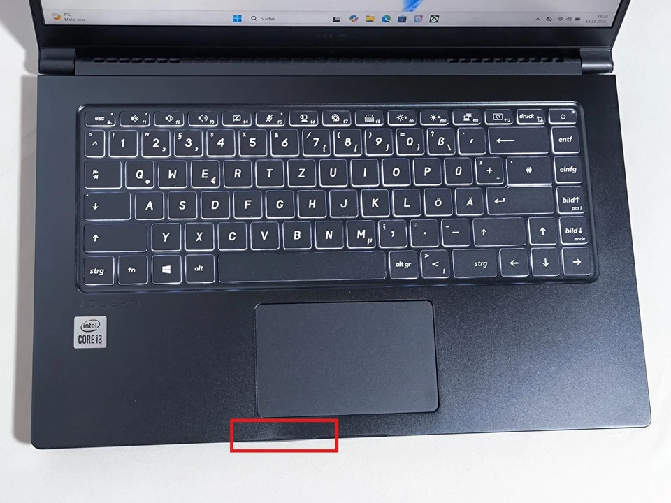 MSI Modern 15 A10M | Intel i3-10110U | 16GB DDR4 | 512GB NVMe SSD | 15.6" FHD | - Bild 3 von 4