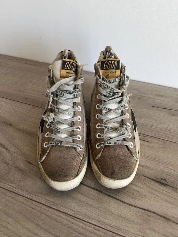 Women Golden Goose Boots Beige Suede 36 - Bild 4 von 4