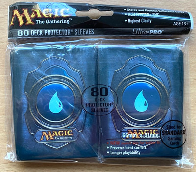 Ultra Pro Sleeves MTG Blue Mana Symbol OVP