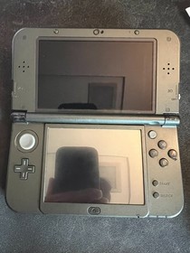 Nintendo &ldquo;New&rdquo; 3DS XL Metallic Gray Handheld Console System RED-001 Tested