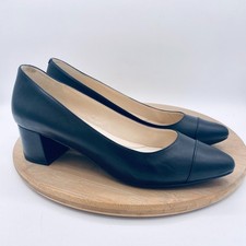 Cole Haan Grand Os Heels Womens 8.5 Black Lea...