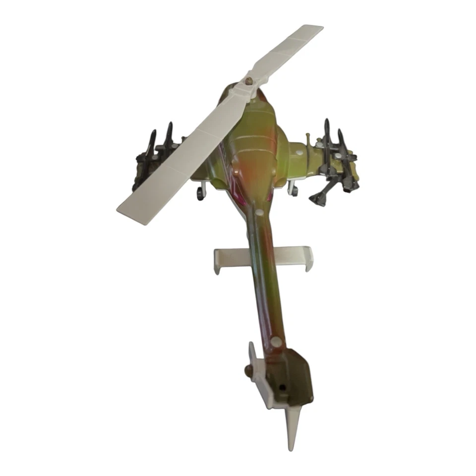 ERTL VIPER X HELICÓPTERO DE ATAQUE MODELO JUGUETE ESTILO AIRWOLF 1986 verde ejército Foto 4 de 4