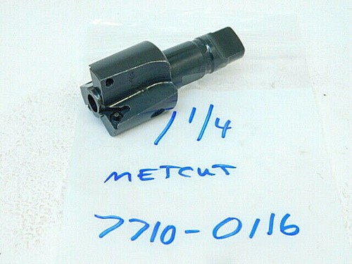 USED METCUT CARBIDE INSERT INDEXABLE COUNTERBORE 1-1/4" (7710-0116) #2MT DRIVER