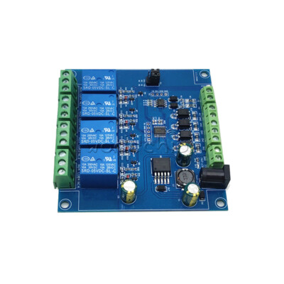 DC 7V-24V Modbus RTU 4 Channel Relay Control Switch RS485/TTL UART Module